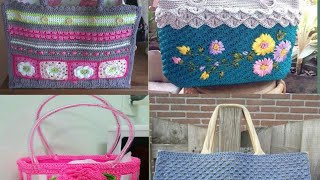 crochet shoulder bags beautiful ideas [upl. by Dyanne595]