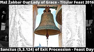 Ħruġ ilPurċissjoni 2016  53124  Żabbar Madonna talGrazzja  Festa Titulari  5 Qniepen [upl. by Vasyuta]