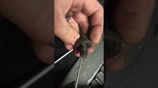 BMW e61 panoramic sunroof rear drain cloggedcleaning [upl. by Beltran803]