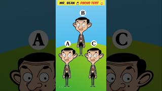 Focus your eyes👀Find the Mr Bean🧙‍♂️CartoonBeanMister beanSortYoutubeshoteyetestanimation [upl. by Grier]