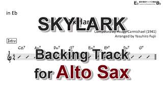 Skylark  Backing Track with Sheet Music for Alto Sax [upl. by Tonnie194]