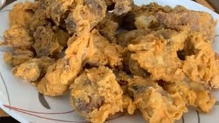 Tender Fried Chicken Gizzards Recipe [upl. by Swithbert]