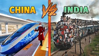 China Railways vs India Railways  This is truly shocking 🇨🇳 中国vs印度。。。我震惊了 [upl. by Mika]