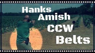 Hanks Clothing Amish CCW Gun Belts Review HD [upl. by Gaynor]