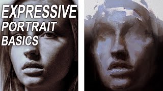 HOW TO CREATE EXPRESSIVE PORTRAIT PAINTINGS [upl. by Ahsenev321]