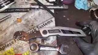 How to Remove Flare Nuts with Ratcheting Wrench [upl. by Hoj891]