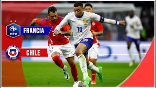 Francia 32 Chile  Amistoso 2024  Resumen [upl. by Hakkeber]