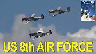 8th Air Force Segment  Sywell Airshow 2024 [upl. by Tihom949]