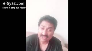 Kumar Sanu Singing Without Music  Dil Kehta Hai Chal Unse Mil [upl. by Kalie]