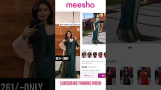 meesho lehenga haul same dress collection on meesho shorts youtubeshorts meesho [upl. by Hsirrehc924]