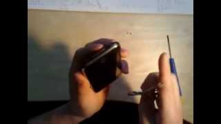 iPhone 3G  3GS aufschrauben und verklemmte Sim Karte entfernen  How to unscrew a iPhone 3G  3GS [upl. by Resaec188]