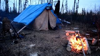 Overnight Up River In Canvas Tent [upl. by Oly]