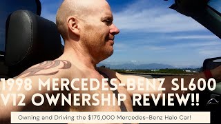 1998 MercedesBenz SL600 V12 Review R129 Ownership Experience [upl. by Dailey51]