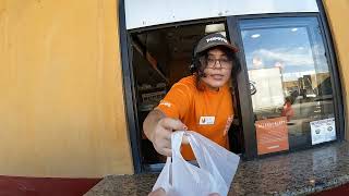 2529 Pickup Window Popeyes Louisiana Kitchen Drive Thru Blythe California 11 Oct 2024 GFH20018 [upl. by Augie]