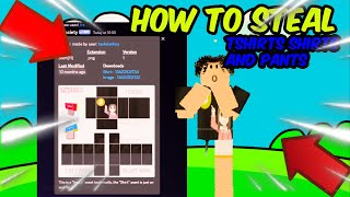 HOW TO STEAL ROBLOX SHIRTS AND PANTS UNPATCHED [upl. by Woodring]