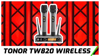 Tonor TW820 Wireless Microphone System  Setup amp Review [upl. by Pastelki]