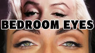 Embrace Droopy Downturned Eyes  Marilyn Monroe quotBedroom Eyesquot Makeup Tutorial [upl. by Oryaj]