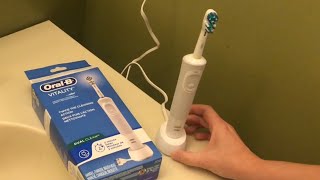 REVIEW oralb “electric toothbrush” vitality pro 500 braun 2 minute timer [upl. by Atselec22]