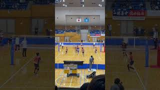 春高予選長崎県大会決勝 大村工業 土井優太 バックアタック [upl. by Ahsein]