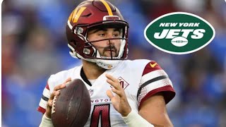 Jets Are INTERESTED in Commanders QB Sam Howell What Would a NYJWAS Trade would Look like [upl. by Namaan]