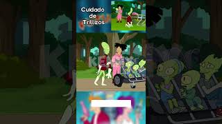 Cuidado de Trillizos 👽👽👽 T11 Ep02 P3  Futurama [upl. by Redmund]