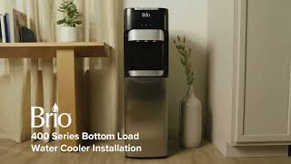 How to install a Brio 400 Series Bottom Load Water Cooler  Model CLBL420V2 Installation [upl. by Saixela429]