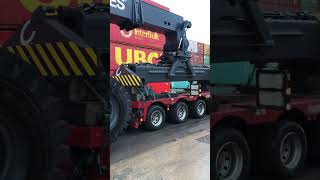 Second Konecranes SMV4531 reach stacker arriving at customers premises [upl. by Balfore]