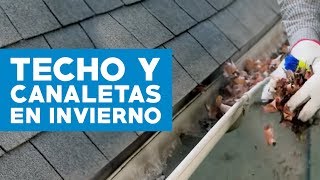 Cómo preparar el techo y las canaletas para el invierno [upl. by Aneeres]