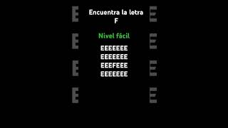 Encuentra la letra F [upl. by Pellikka]