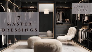 Modern Luxury Master Bedroom Dressing Room Designs 7 Ideas for Elegance and Style [upl. by Robi]