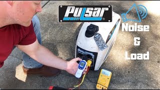 Pulsar Products PG2300is Inverter Generator Noise amp Load Test [upl. by Hibben]