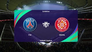 PSG U19 vs Girona U19 18092024 UEFA Youth League PES 2021 [upl. by Wickham]