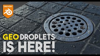 Blender Addon For Generating Droplets  GeoDroplets [upl. by Ttessil59]