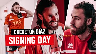 Ben Brereton Diaz Signs 🇨🇱  Signing Day with Sheffield United  Behind the scenes [upl. by Hollington]