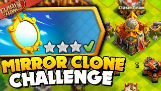 Easily 3 Star Mirror Clone Technique Challenge Clash of Clans [upl. by Okorih258]