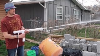 How to Build a Aircrete Foam Gun LOW PRICE [upl. by Willow]