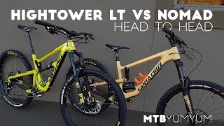 2018 Santa Cruz Hightower LT vs Nomad [upl. by Muhcan481]