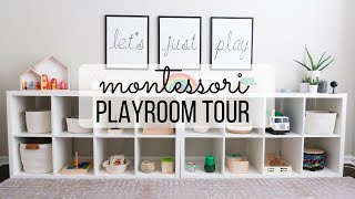 Montessori Playroom Tour   Bonus Movement Zone  2020 [upl. by Melonie]