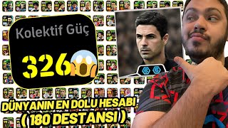 DÜNYANIN EN DOLU HESABI 180 DESTANSI  EFOOTBALL 2025 MOBİLE [upl. by Losiram136]