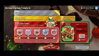 Holiday Express Opening Story amp Buying First Class Ticket  Cookie Run Kingdom [upl. by Shaff]