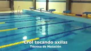 Personal Running  Crol tocando axilas Técnica de natación [upl. by Animlehliw]