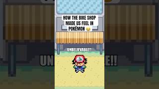 How the Bike shop made us feel in Pokemon 😂 pokemon shorts [upl. by Lucky276]