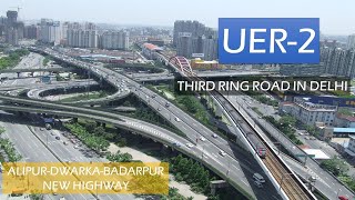 UER 2 Delhi update  Third Ring Road Project in Delhi  Dwarka Expressway  Papa Construction [upl. by Attennyl]