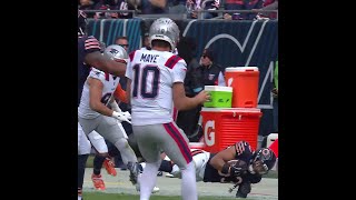 TJ Edwards intercepts the Drake Maye pass vs New England Patriots [upl. by Harris690]