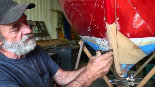 Part 10  Planing the forefoot and new plank  Herreshoff 12 12 [upl. by Nitsreik849]