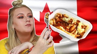 Irish People Try REAL Canadian Poutine [upl. by Ecarg821]