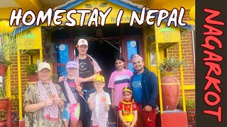 Homestay i Nepal Nagarkot [upl. by Nojram616]