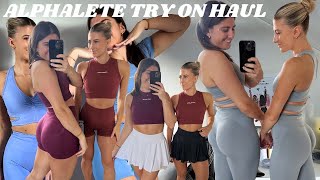 ALPHALETE TRY ON HAUL  honest review is amplify worth it [upl. by Eehtomit]