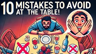 Table Manners 101 Avoid These 10 Mistakes at Your Next Mealquot [upl. by Sion39]