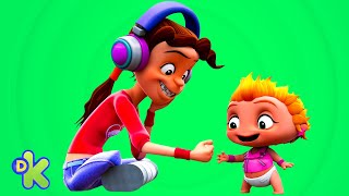 Wat y Dolores pasan tiempo juntas  Mini Beat Power Rockers  Discovery Kids [upl. by Kuo688]